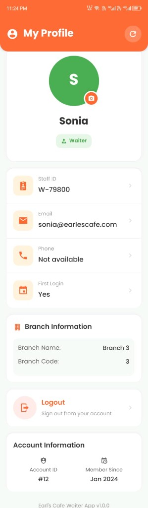 Earlescafe screenshot 4